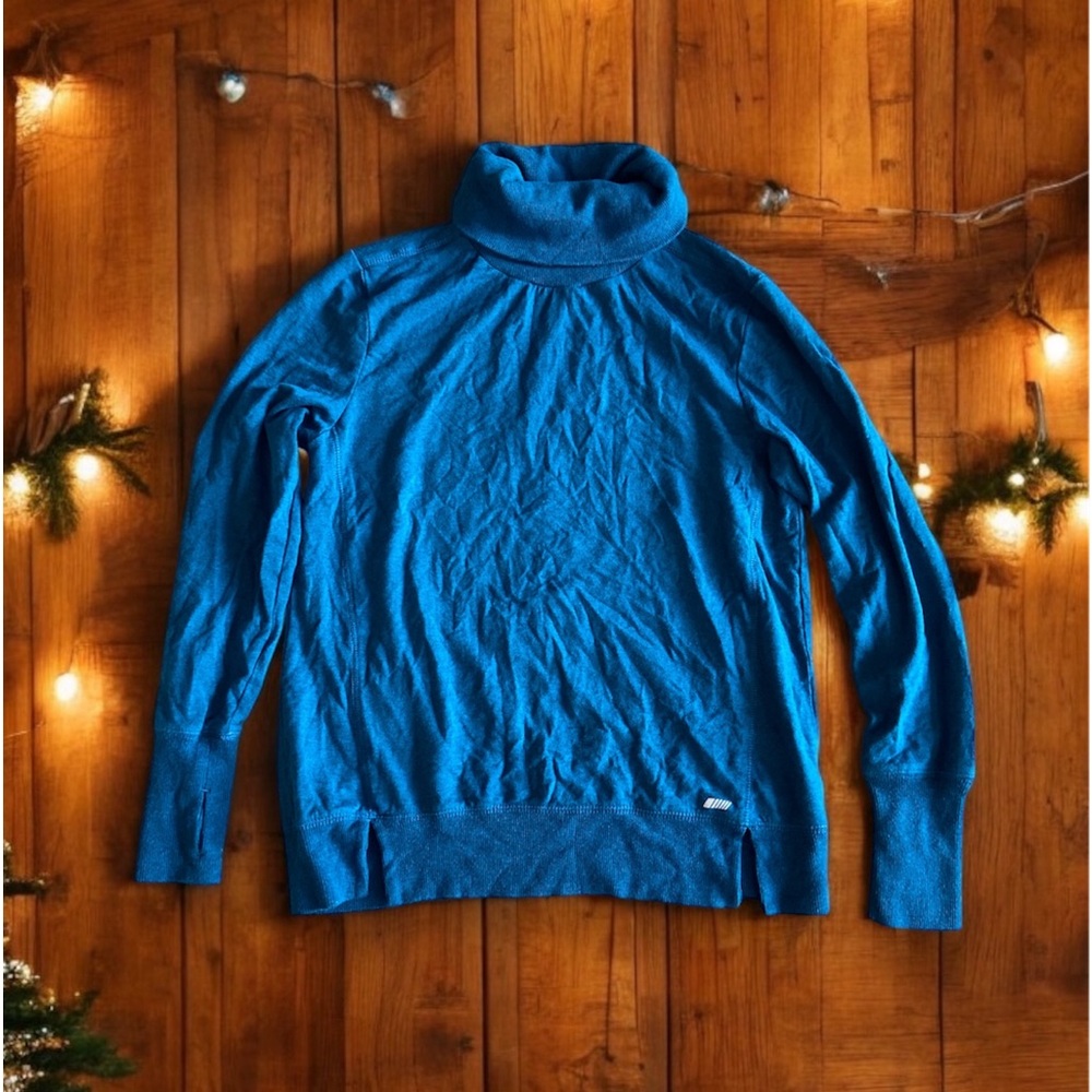 Blue Turtleneck Sweater - Picture 2 of 7